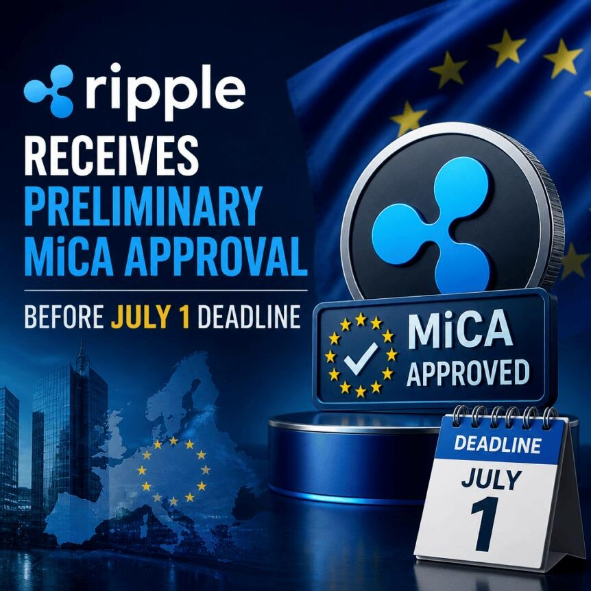 Ripple Receives Preliminary Mica Approval Before July 1 Deadline