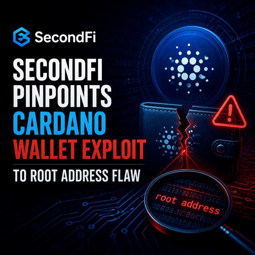 Secondfi Pinpoints Cardano Wallet Exploit To Root Address Flaw