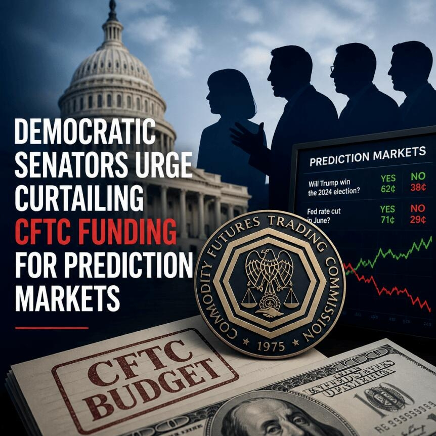 Democratic Senators Urge Curtailing Cftc Funding For Prediction Markets
