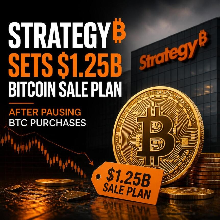 Strategy Sets 1 25b Bitcoin Sale Plan After Pausing Btc Purchases