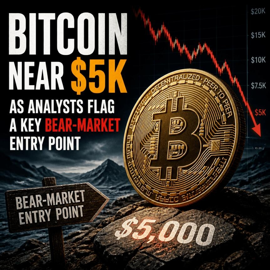 Bitcoin Near $5k As Analysts Flag A Key Bear-Market Entry Point