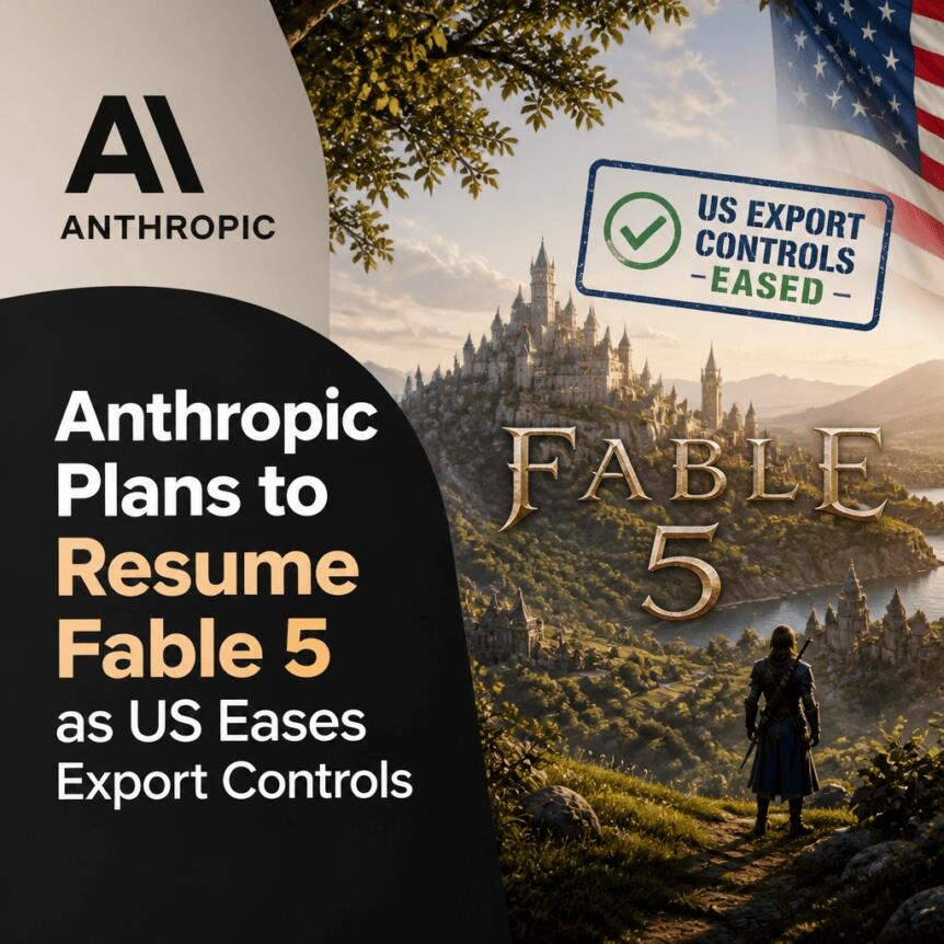 Anthropic Plans To Resume Fable 5 As Us Eases Export Controls