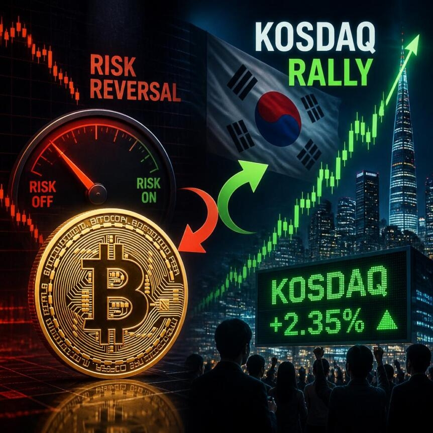 Bitcoin Looks At A Risk Reversal As Kosdaq Rally In South Korea Points To Specul