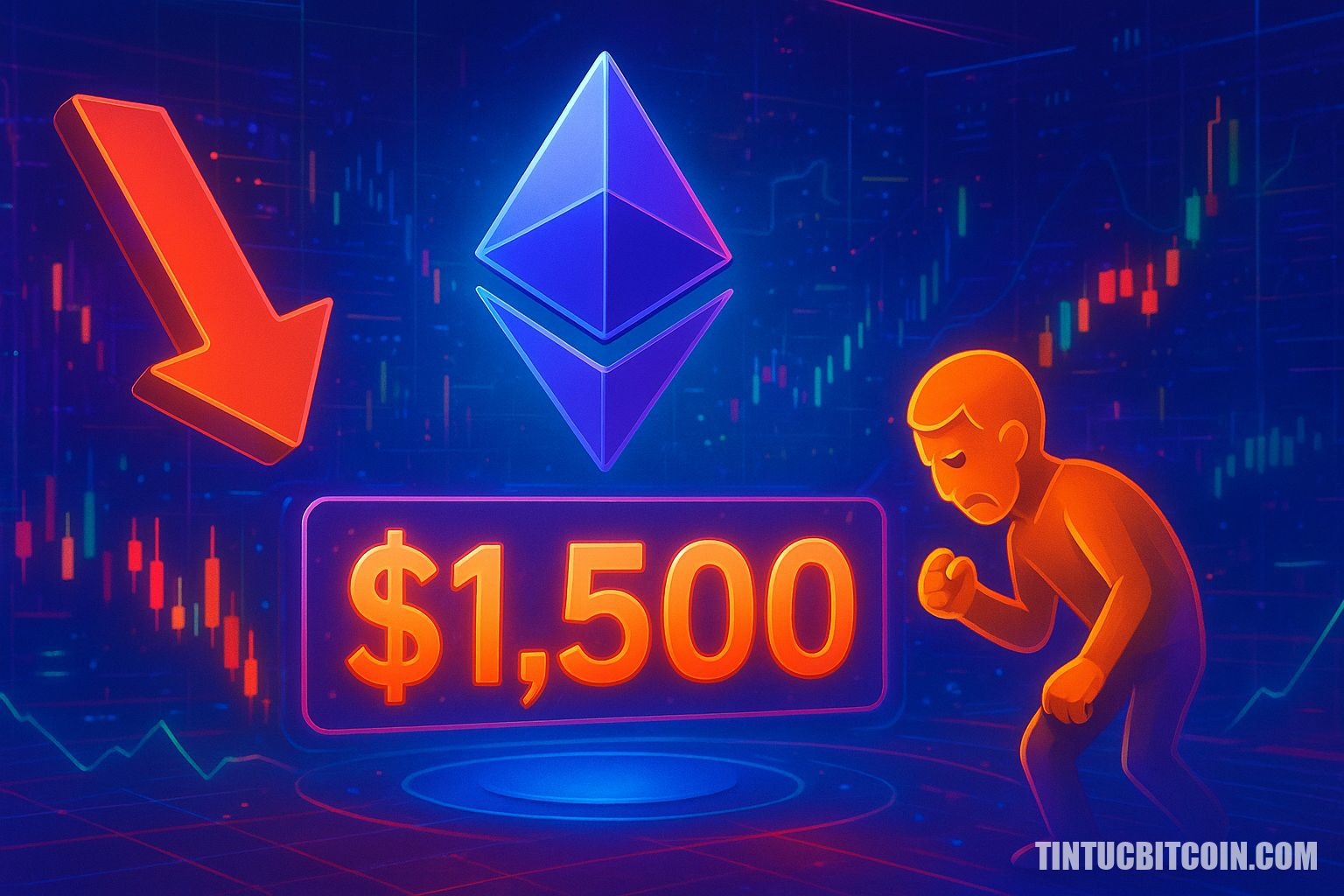 ETH giằng co ở 1.500 USD, phe short chịu áp lực