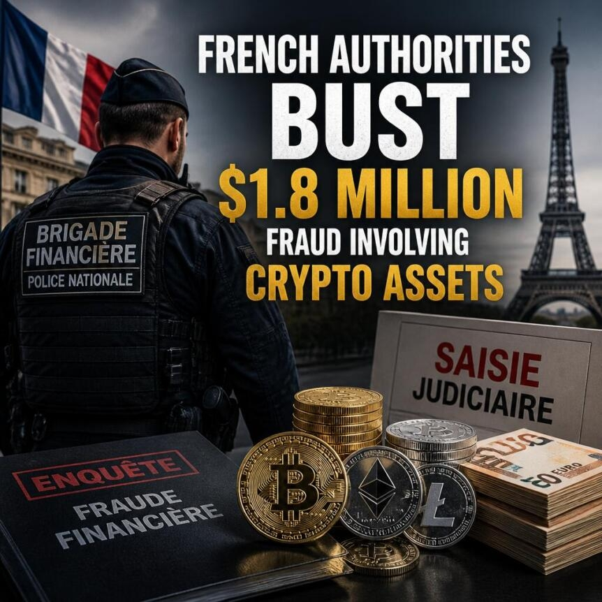 French Authorities Bust 1 8 Million Fraud Involving Crypto Assets