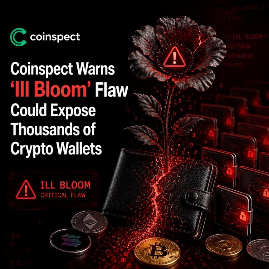 Coinspect Warns 'ill Bloom' Flaw Could Expose Thousands Of Crypto Wallets
