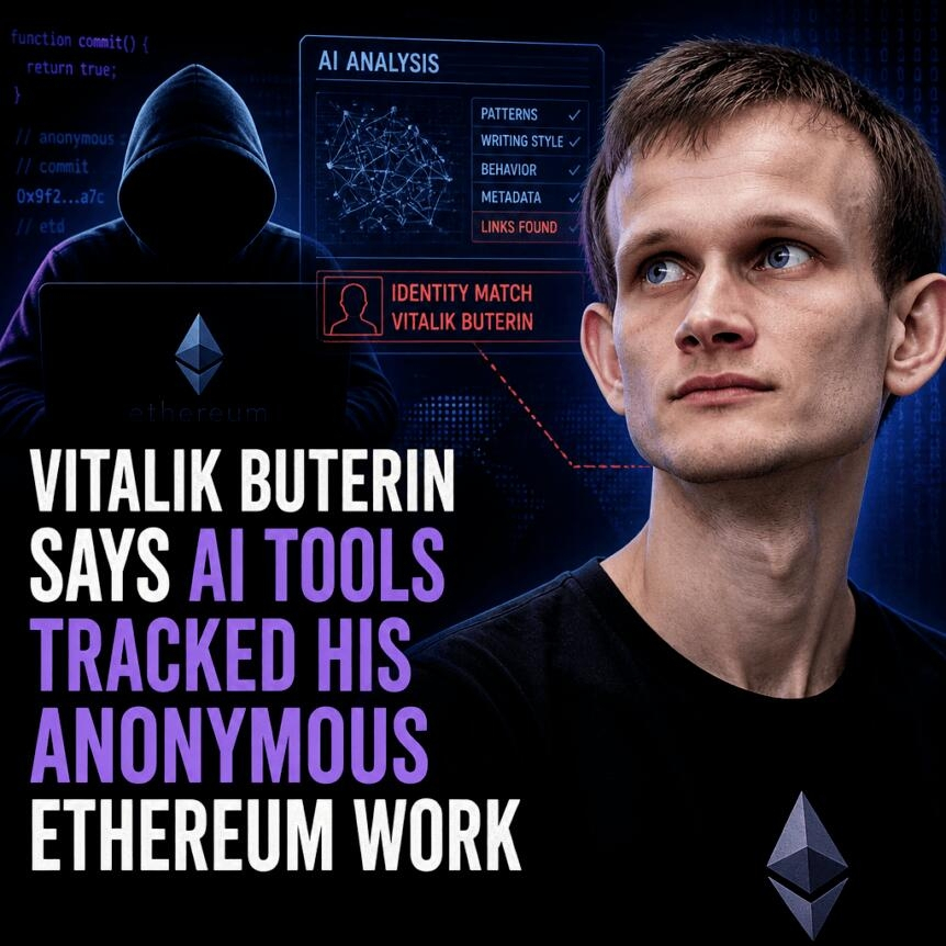 Vitalik Buterin Says Ai Tools Tracked His Anonymous Ethereum Work