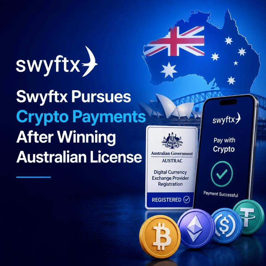 Swyftx Pursues Crypto Payments After Winning Australian License