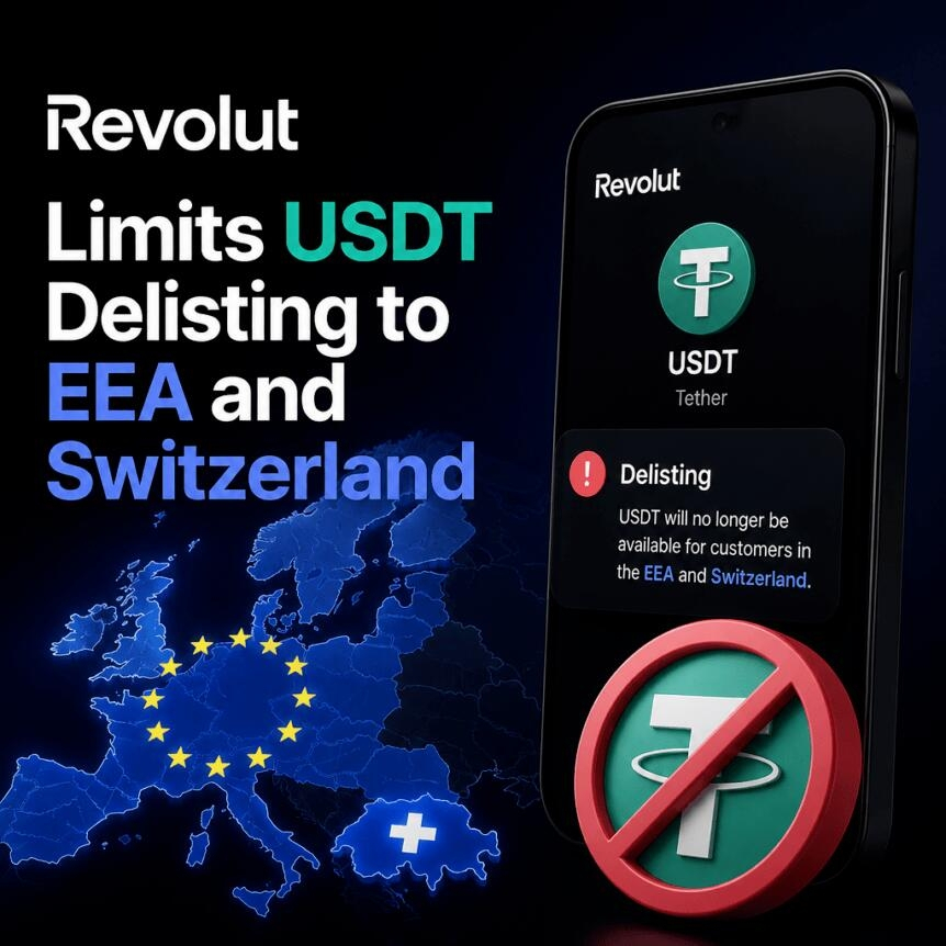 Revolut Limits Usdt Delisting To Eea And Switzerland