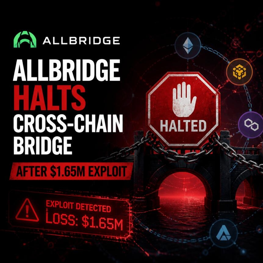 Allbridge Halts Cross-Chain Bridge After $1.65m Exploit