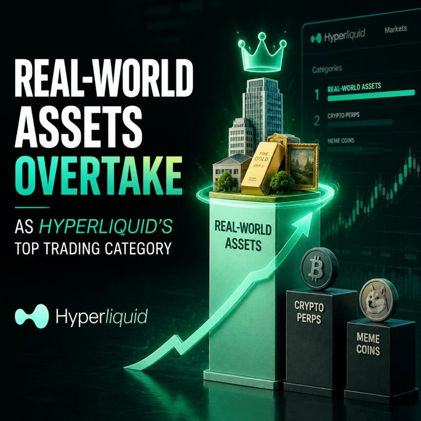 Real-World Assets Overtake As Hyperliquid’s Top Trading Category