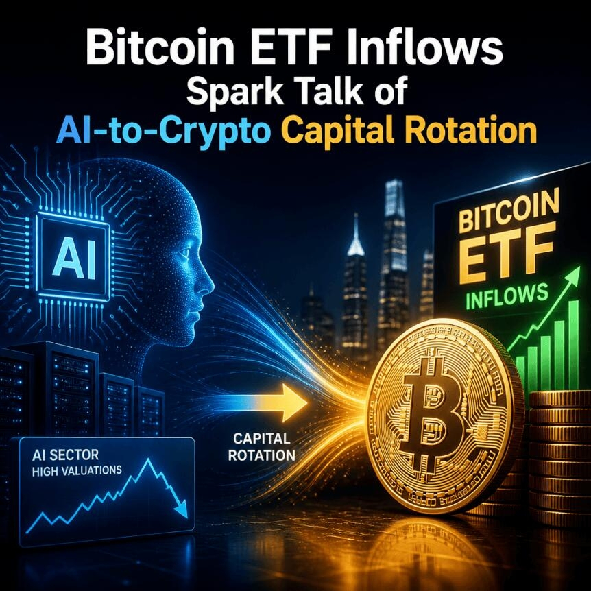 Bitcoin Etf Inflows Spark Talk Of Ai-To-Crypto Capital Rotation