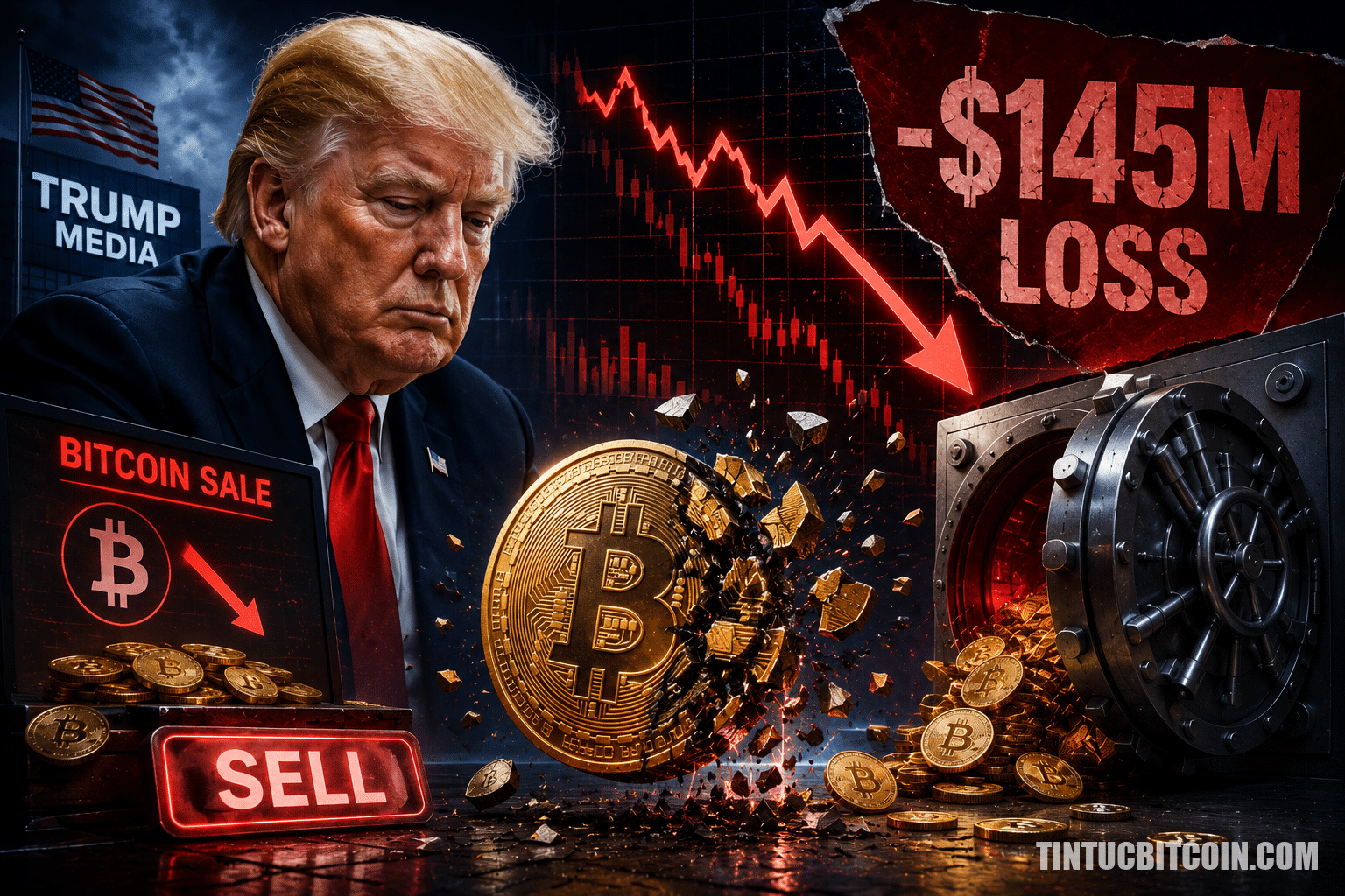 Trump Media bán Bitcoin, lỗ 145 triệu USD