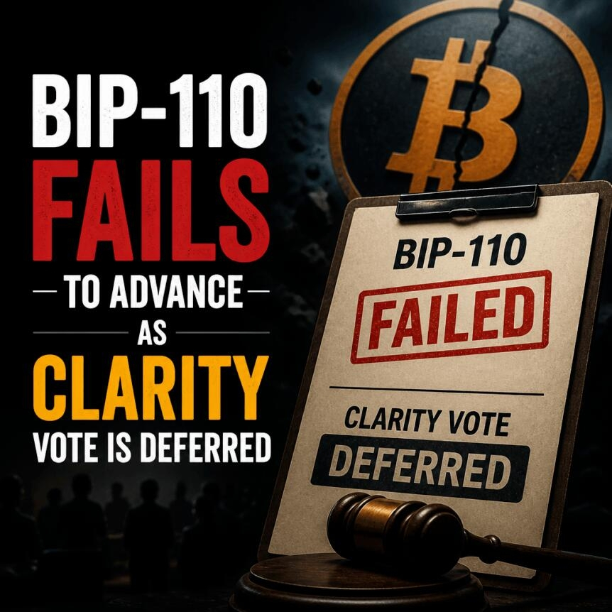 Bip-110 Fails To Advance As Clarity Vote Is Deferred