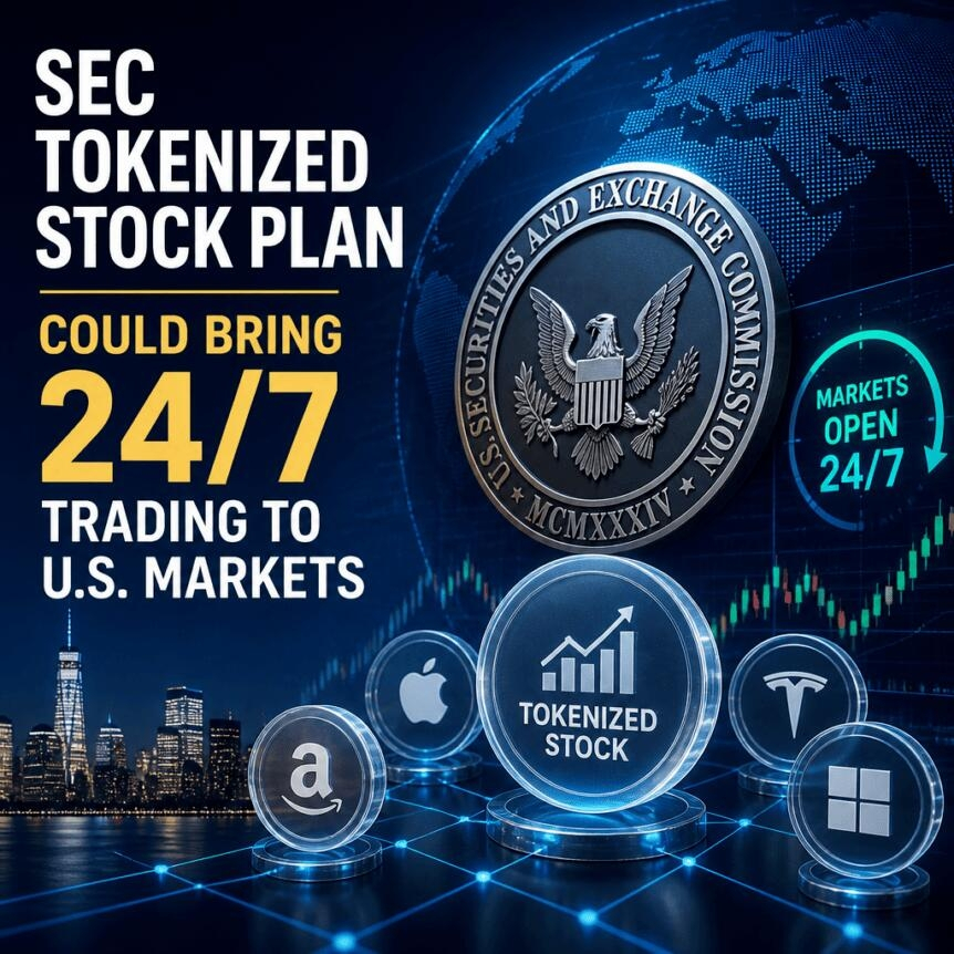 Sec Tokenized Stock Plan Could Bring 24 7 Trading To U S Markets