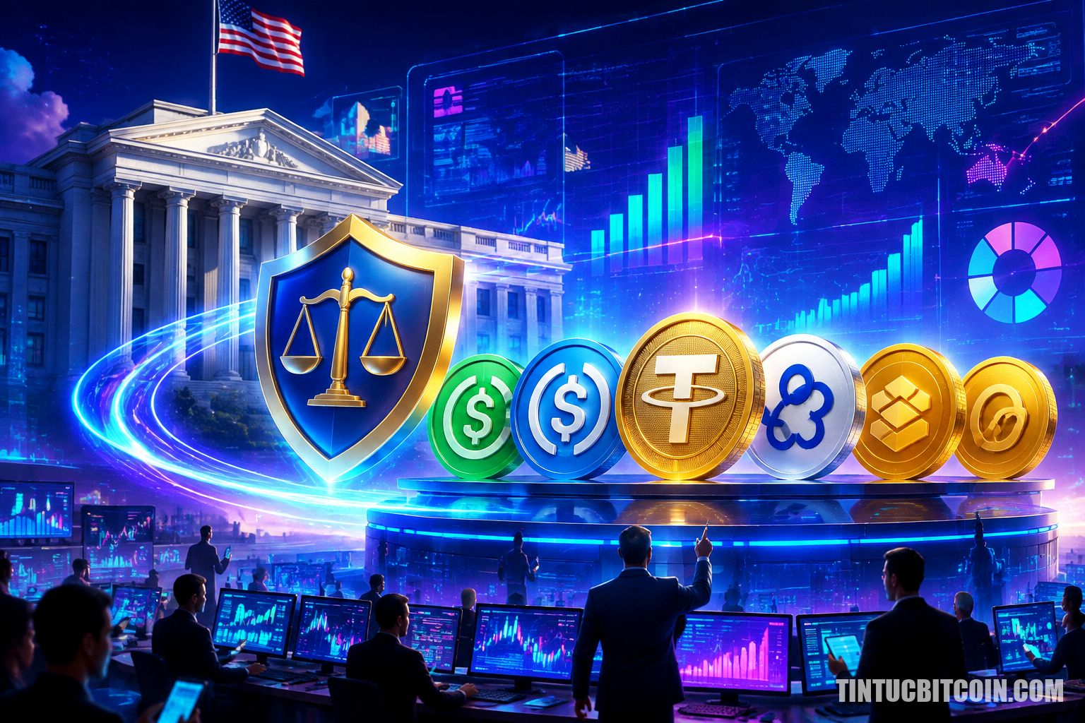 Đề xuất của Bộ Tài chính Mỹ có thể định hình danh sách stablecoin trên sàn