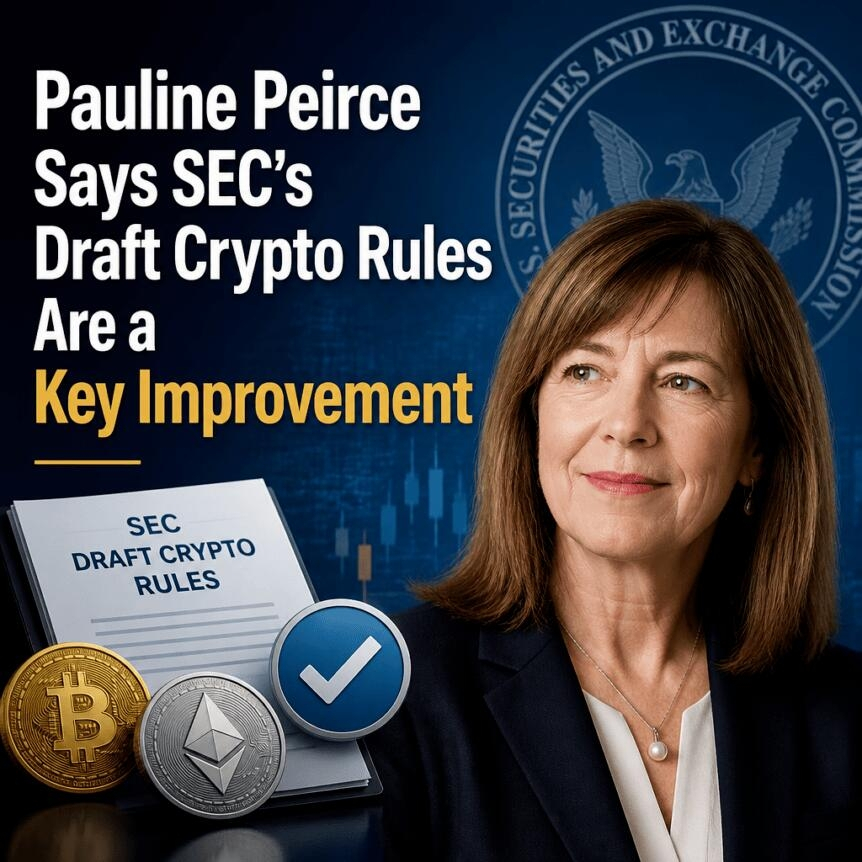 Pauline Peirce Says Sec’s Draft Crypto Rules Are A Key Improvement