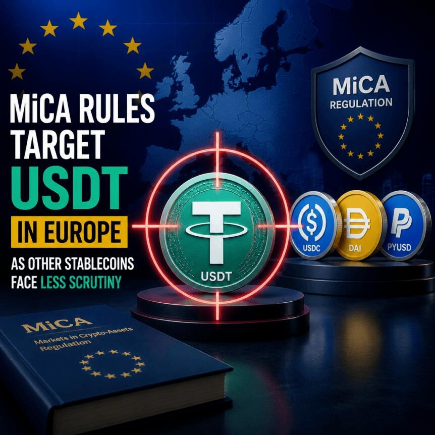 Mica Rules Target Usdt In Europe As Other Stablecoins Face Less Scrutiny