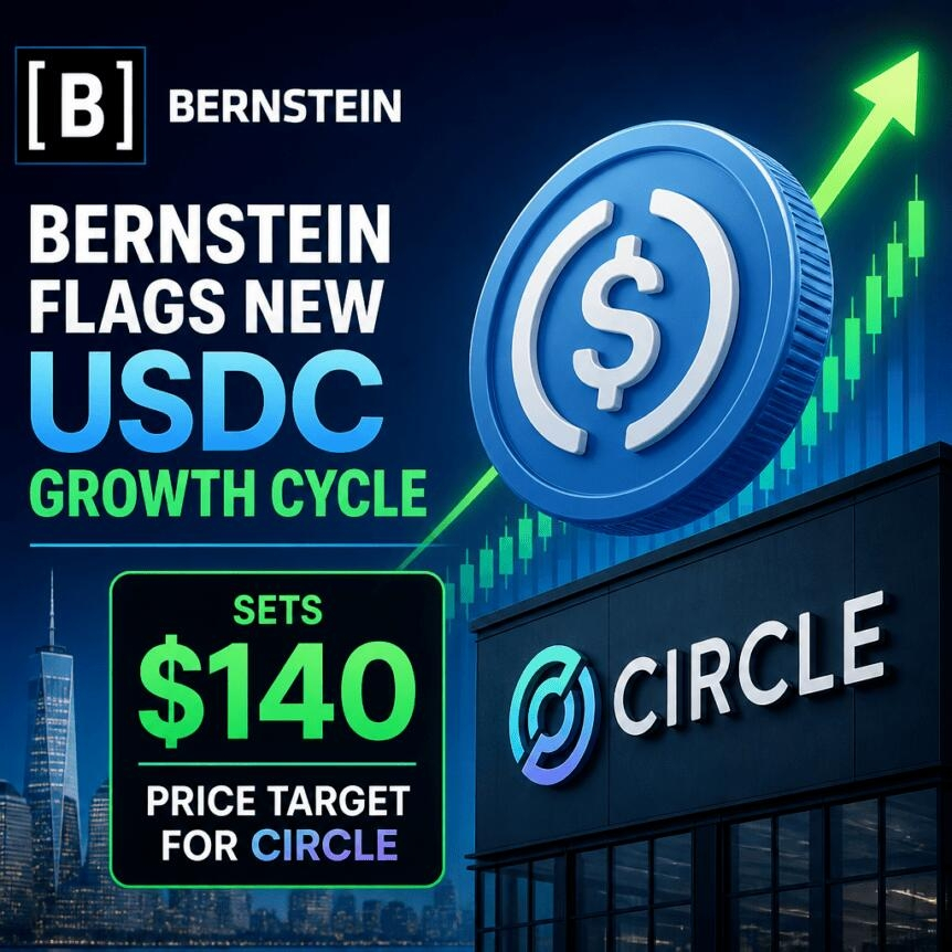 Bernstein Flags New Usdc Growth Cycle, Sets $140 Price Target For Circle