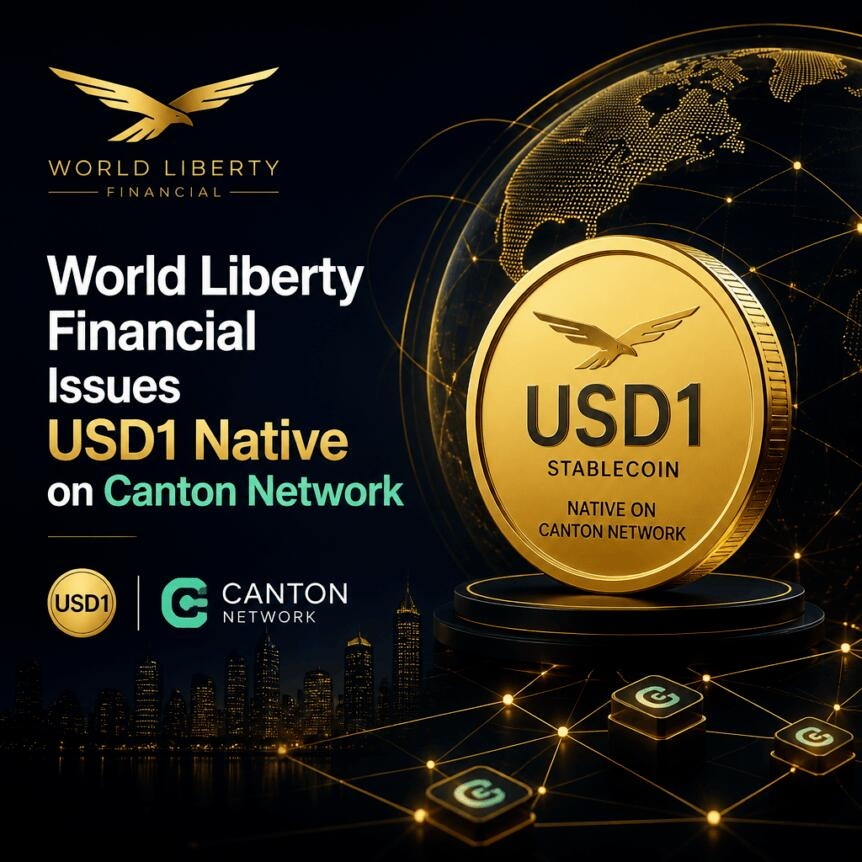 World Liberty Financial Issues Usd1 Native On Canton Network