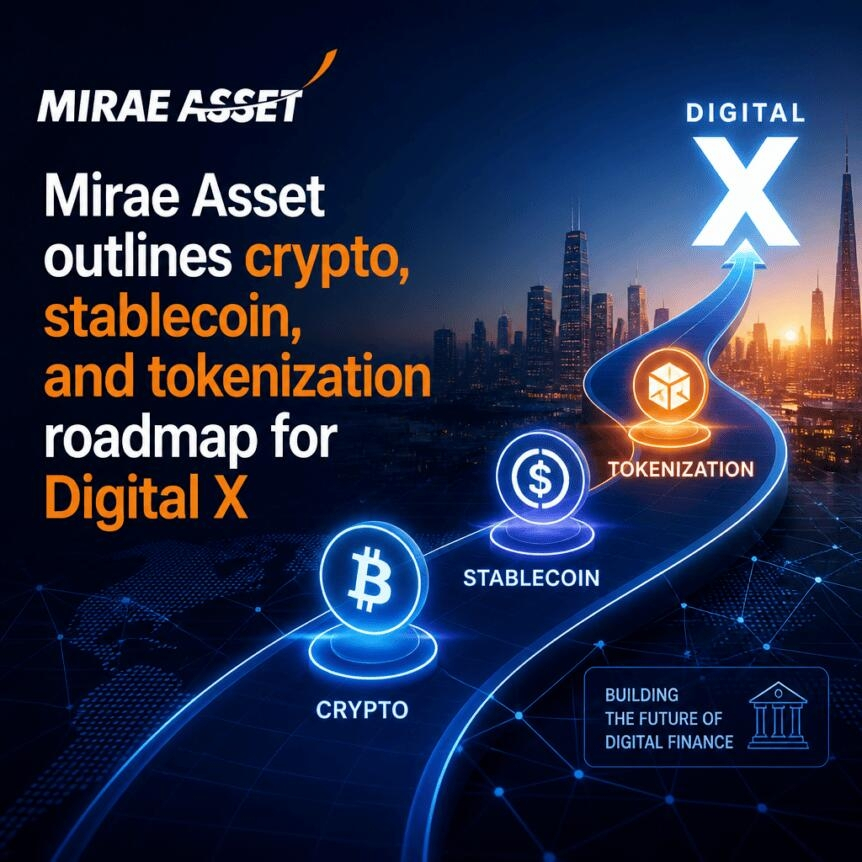 Mirae Asset Outlines Crypto, Stablecoin, And Tokenization Roadmap For Digital X