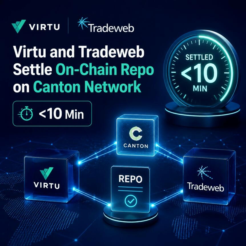 Virtu And Tradeweb Settle On-Chain Repo On Canton Network In