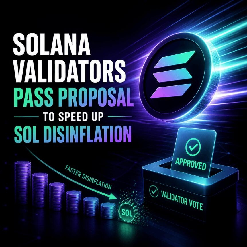 Solana Validators Pass Proposal To Speed Up Sol Disinflation