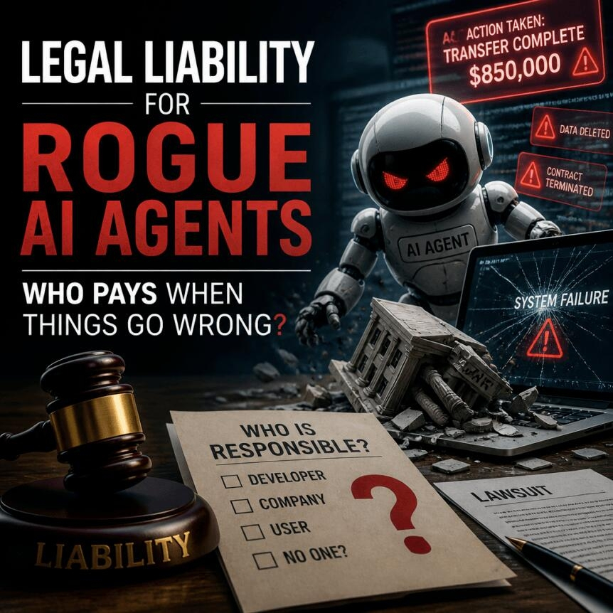 Legal Liability For Rogue Ai Agents: Who Pays When Things Go Wrong?
