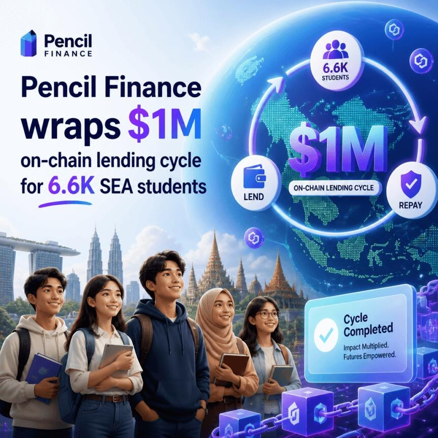 Pencil Finance Wraps $1m On-Chain Lending Cycle For 6.6k Sea Students