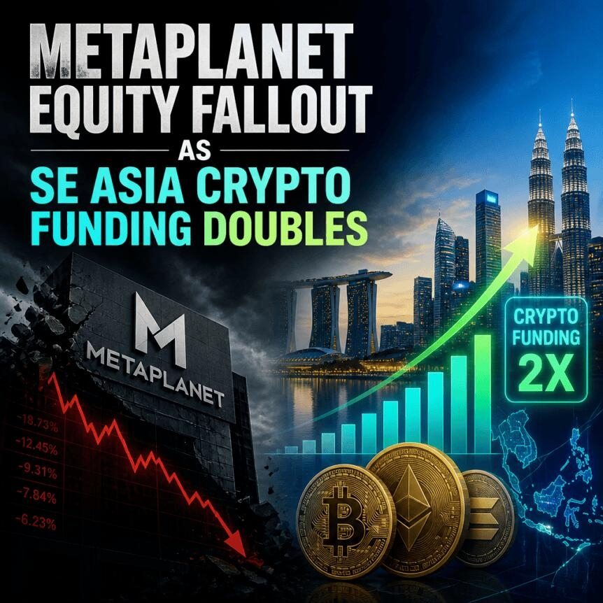 Metaplanet Equity Fallout As Se Asia Crypto Funding Doubles