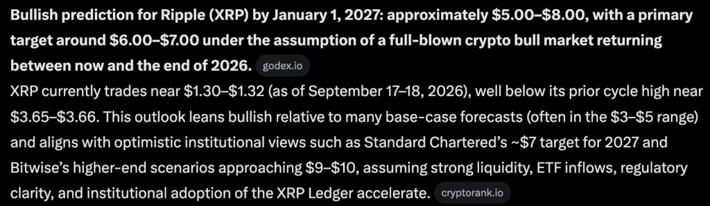 Ripple price prediction: Google Gemini AI predicts XRP could hit $7 in 2026 if specific conditions align. Check inside for a full breakdown