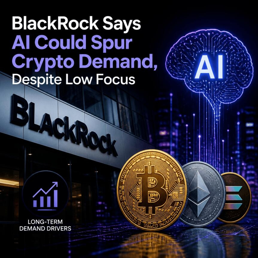 Blackrock Says Ai Could Spur Crypto Demand, Despite Low Focus