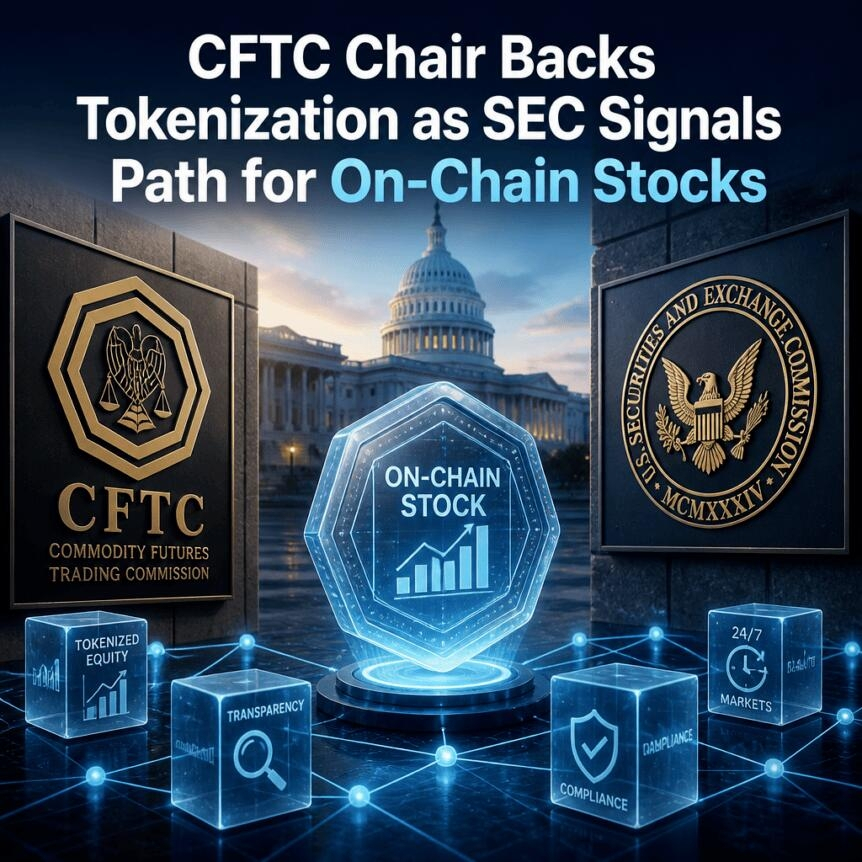 Cftc Chair Backs Tokenization As Sec Signals Path For On-Chain Stocks