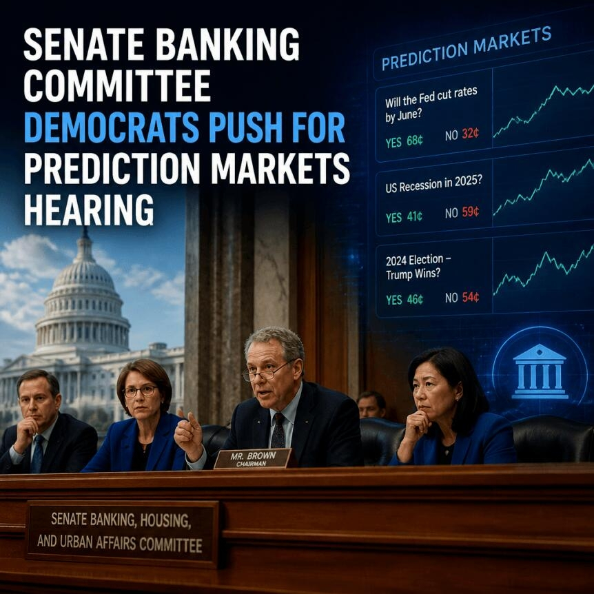Senate Banking Committee Democrats Push For Prediction Markets Hearing
