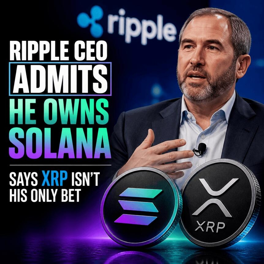 Ripple Ceo Admits He Owns Solana Says Xrp Isn T His Only Bet
