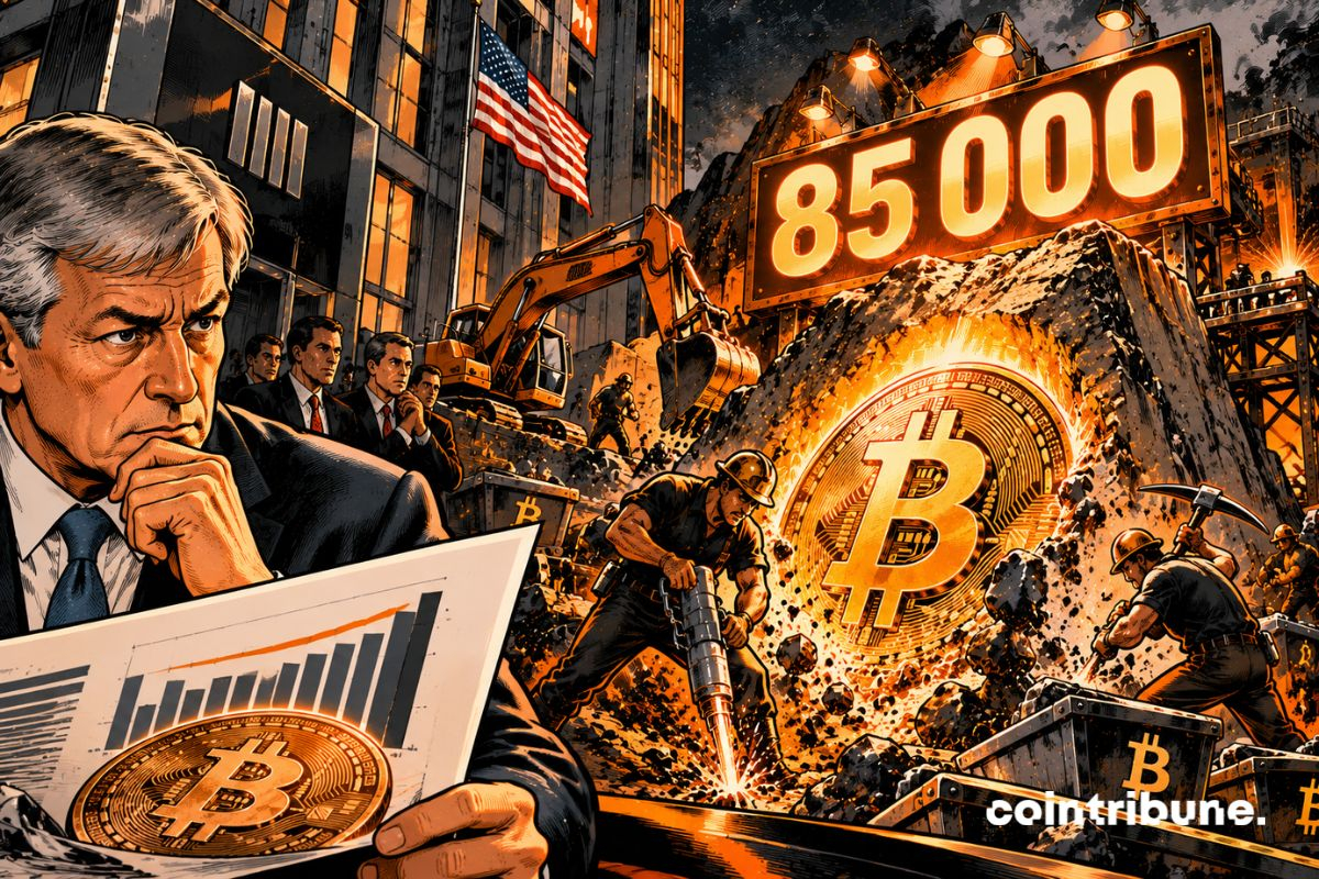 Un dirigeant de JPMorgan observe des spécialistes du mining de Bitcoin.