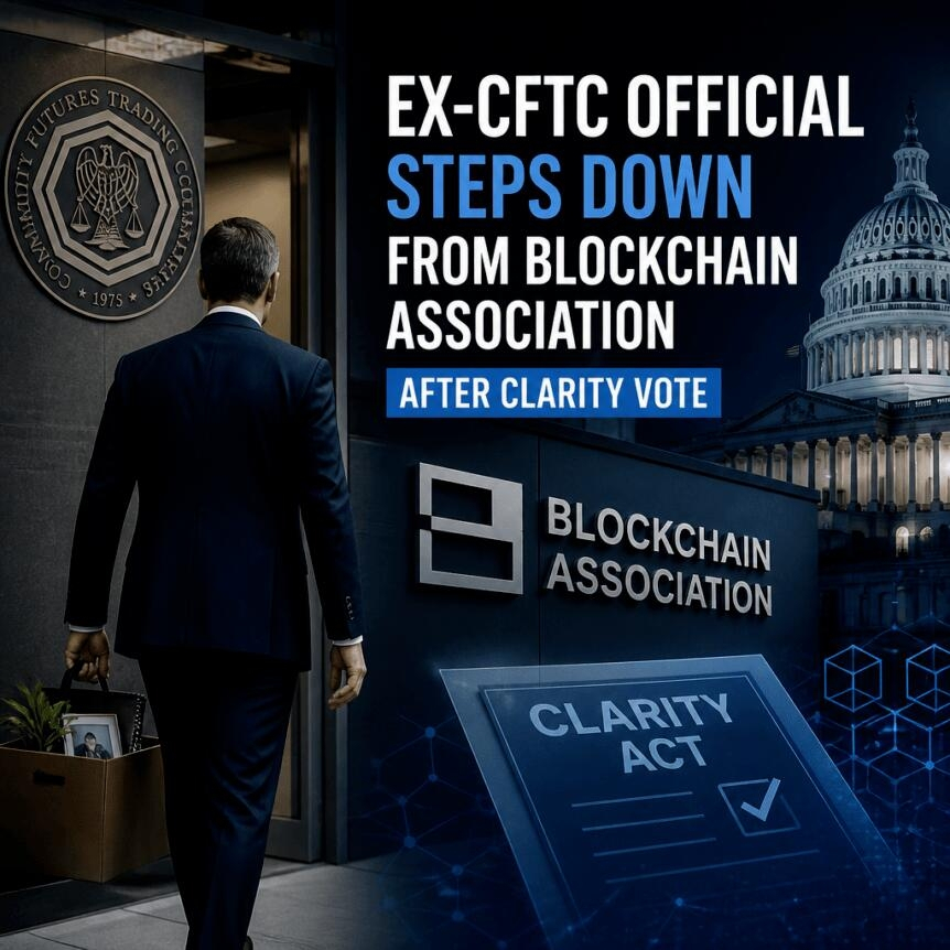 Ex-Cftc Official Steps Down From Blockchain Association After Clarity Vote