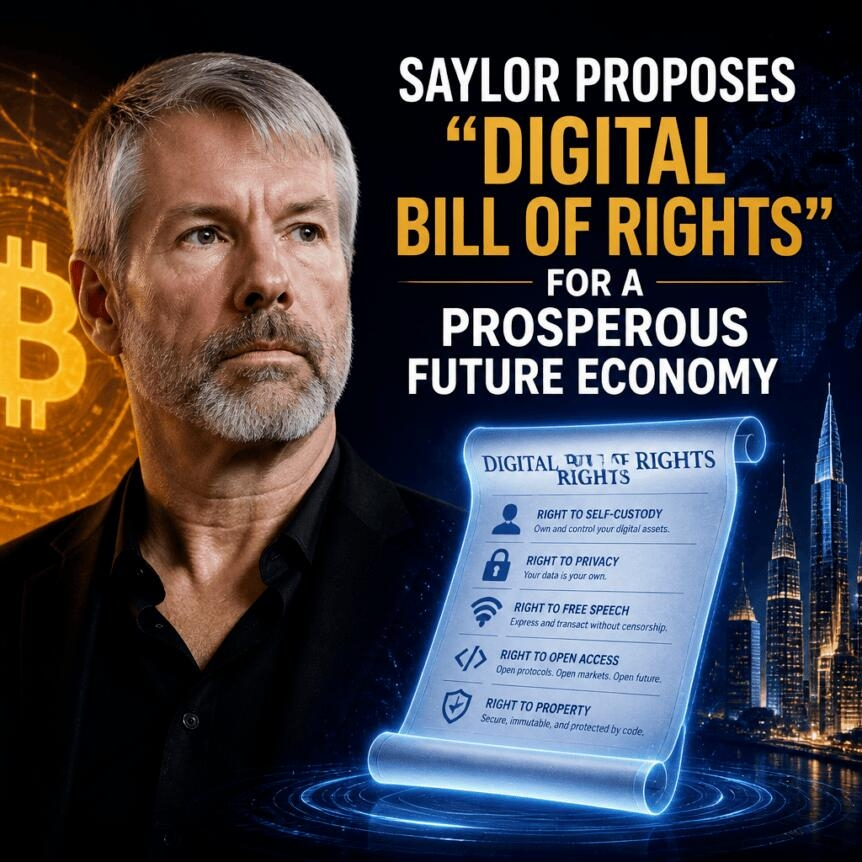 Saylor Proposes “digital Bill Of Rights” For A Prosperous Future Economy