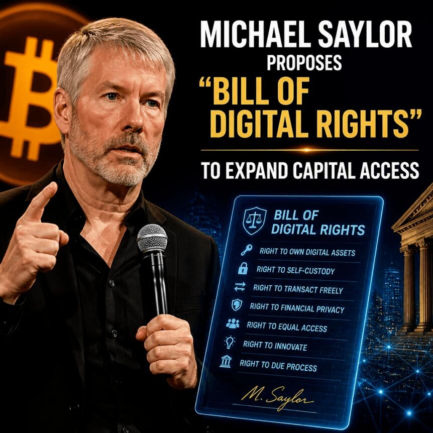Michael Saylor Proposes “bill Of Digital Rights” To Expand Capital Access