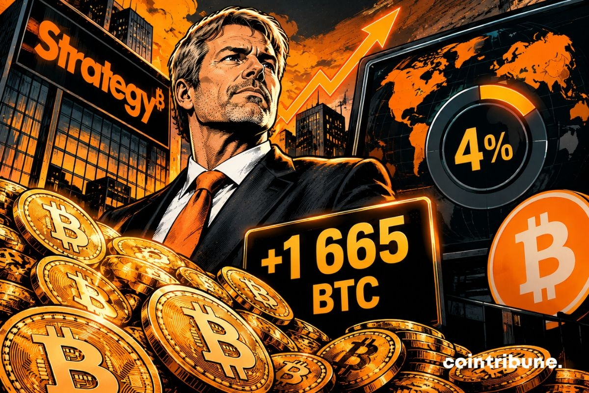 Strategy acquiert 1 665 BTC supplémentaires et franchit le cap des 847 000 bitcoins. En parallèle, Strive renforce également ses réserves.