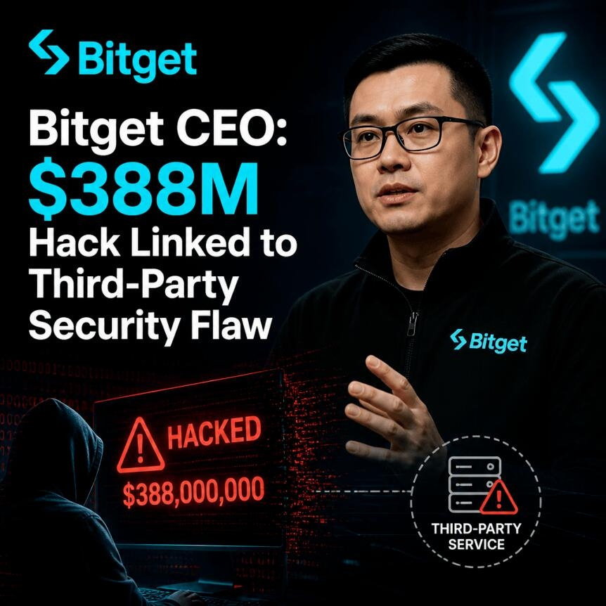Bitget Ceo: $388m Hack Linked To Third-Party Security Flaw