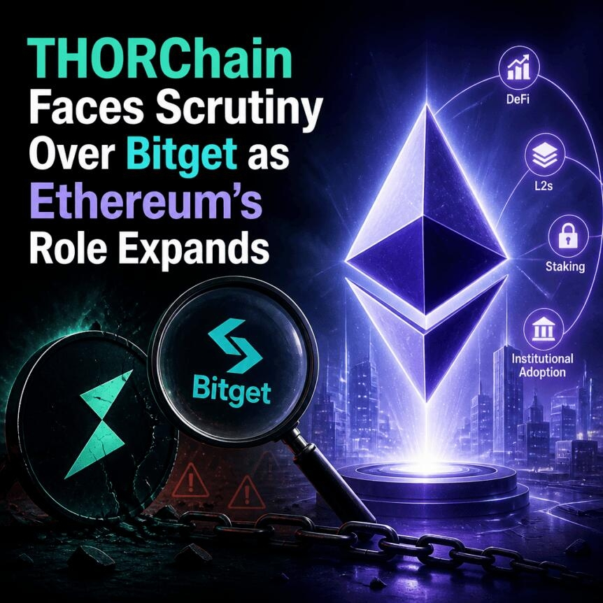 Thorchain Faces Scrutiny Over Bitget As Ethereum’s Role Expands
