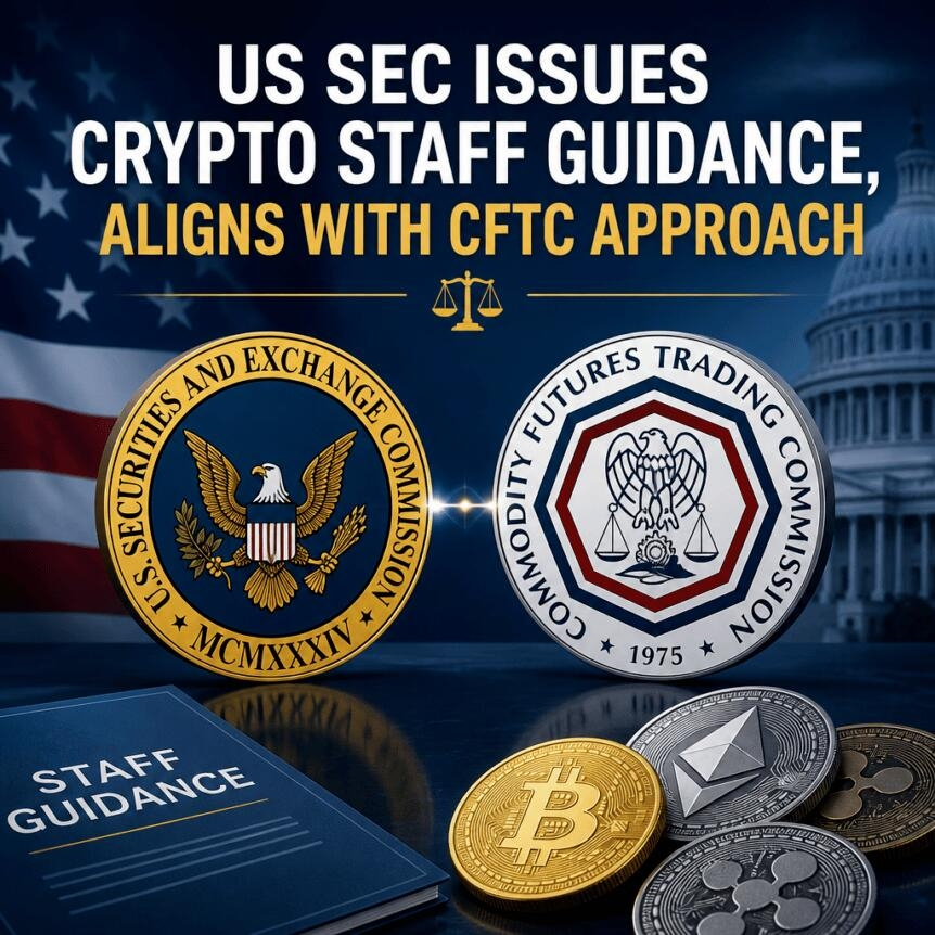 Us Sec Issues Crypto Staff Guidance, Aligns With Cftc Approach