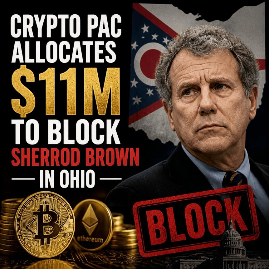 Crypto Pac Allocates $11m To Block Sherrod Brown In Ohio
