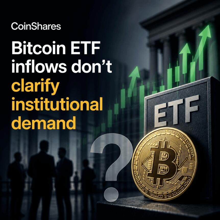Coinshares: Bitcoin Etf Inflows Don’t Clarify Institutional Demand