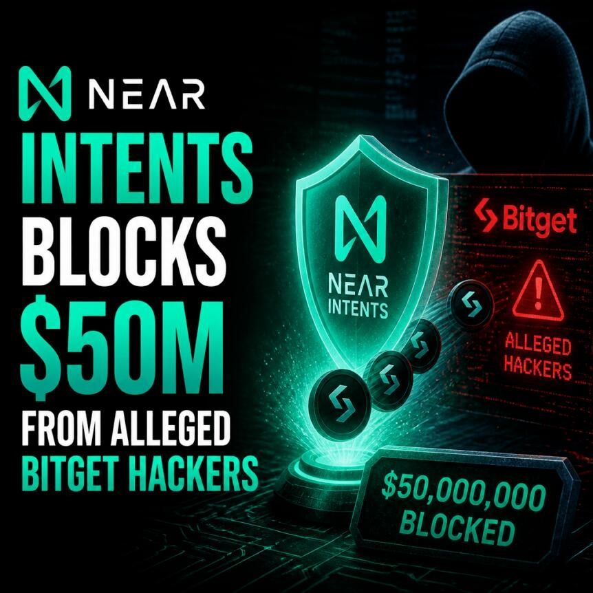 Near Intents Blocks $50m From Alleged Bitget Hackers