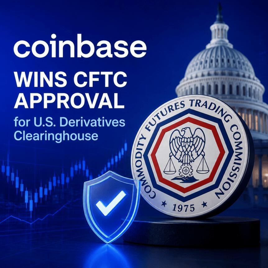 Coinbase Wins Cftc Approval For U.s. Derivatives Clearinghouse