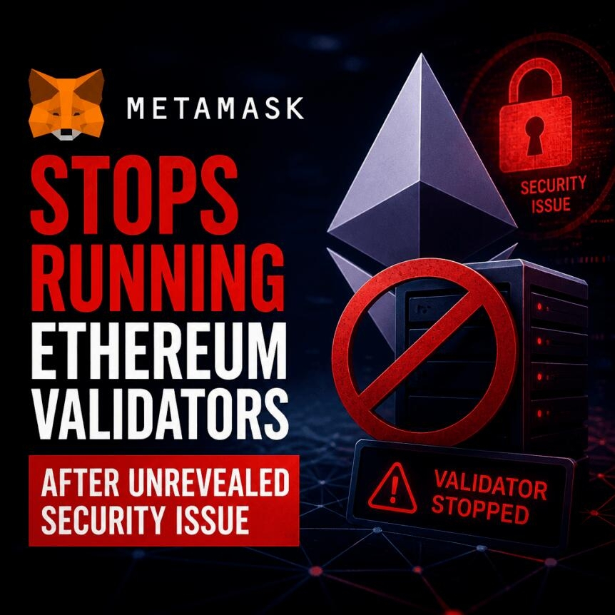 Metamask Stops Running Ethereum Validators After Unrevealed Security Issue
