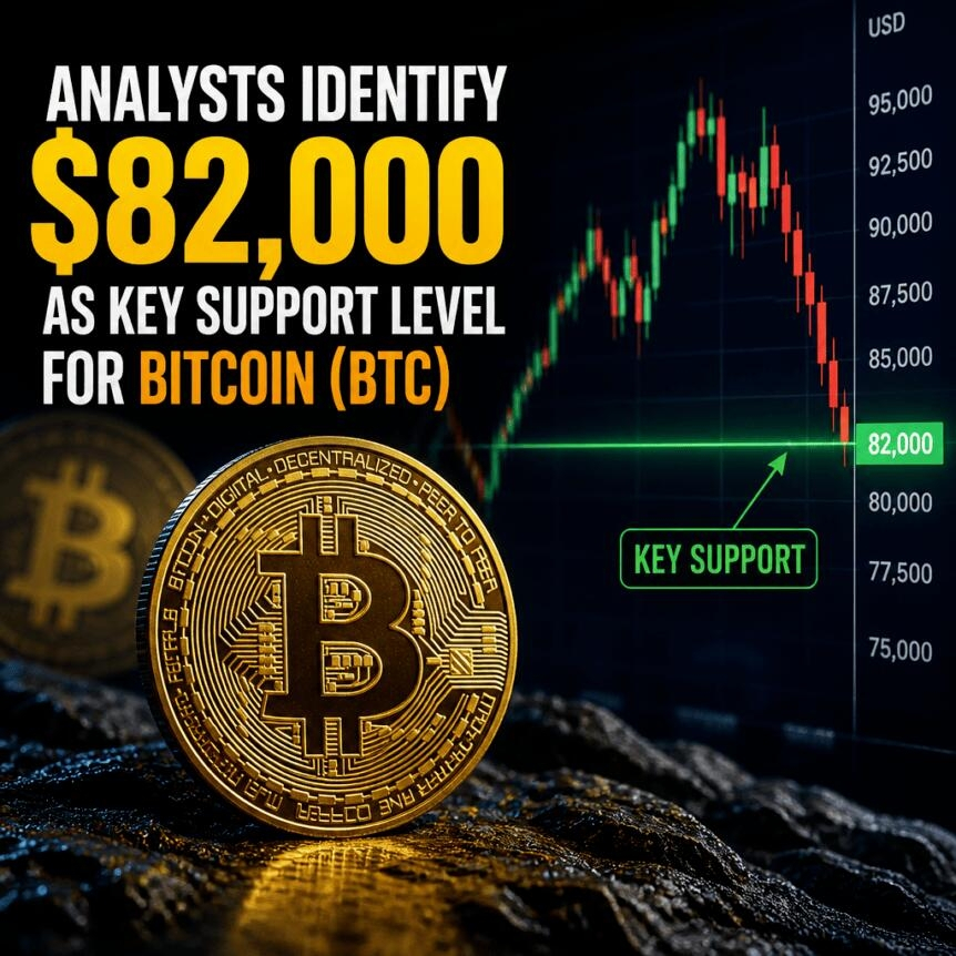 Analysts Identify 82 000 As Key Support Level For Bitcoin Btc