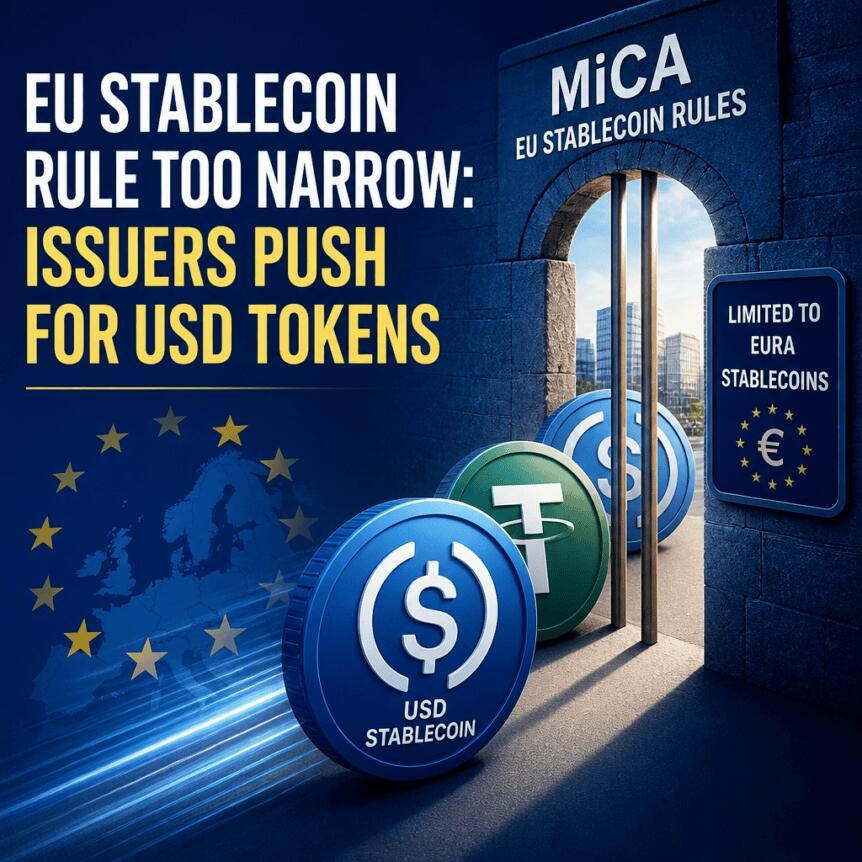 Eu Stablecoin Rule Too Narrow: Issuers Push For Usd Tokens